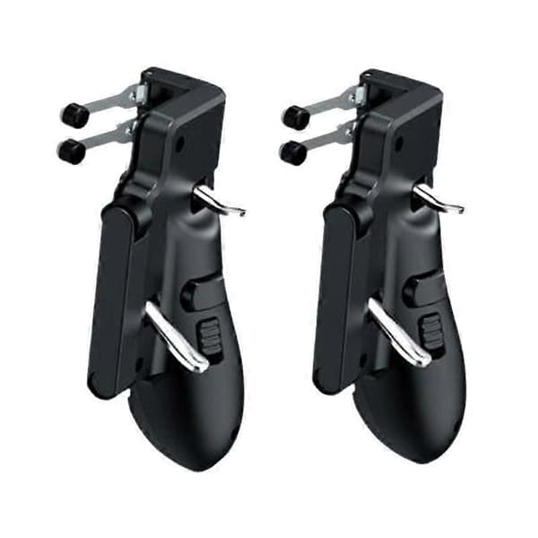 Højkvalitets PUBG-controller Seks Finger Pubg Mobile Trigger Gamepad Grip L R Fire Aim Button Joystick til FP Black