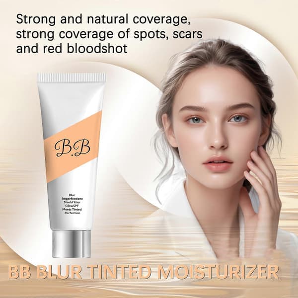 BB Cream Light Shade SPF 30 Tinted Moisturizer Hydrating Primer Infused for Flawless Glow