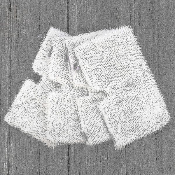 4-pakning S3500 Mikrofiber Moppputer for Shark Steam Pocket S2901 S3501