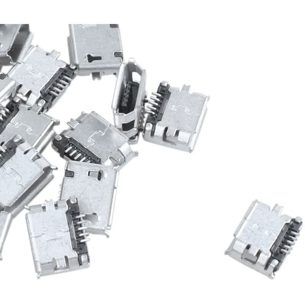 20 kpl DIY USB 5-nastainen SMD-liitin lasipinta