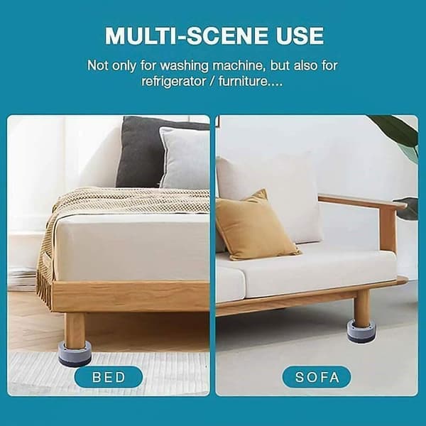 4 st Vibrationsdämpare, Universell Vibrationsdämpare, Tvättmaskin