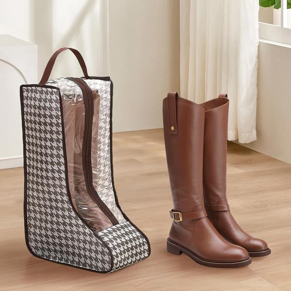 2-pack Boot Bags, Portable Dustproof Boot Bags for Cowboy Boots, Protective Covers and Organizers for Tall Boots