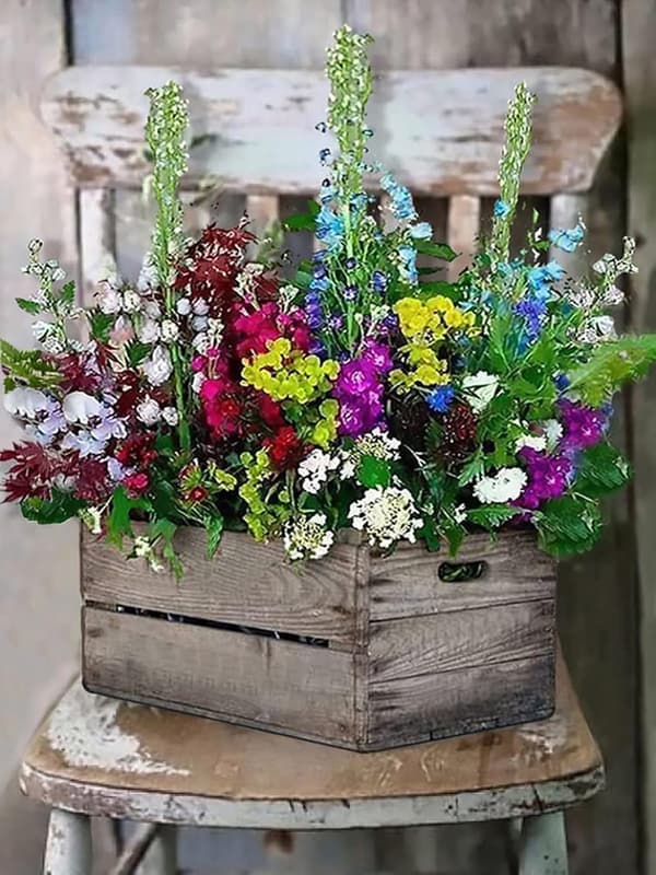(30 × 40 cm, Blomma J) DIY-timanttimaalaus, Kukat 5d Timantti P