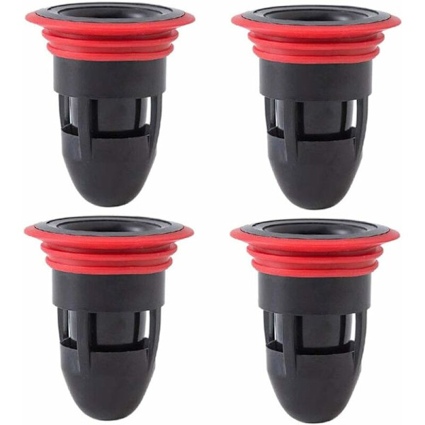 Kitchen Sink Accessories 4 Pcs Rubber Odorless Floor Drain