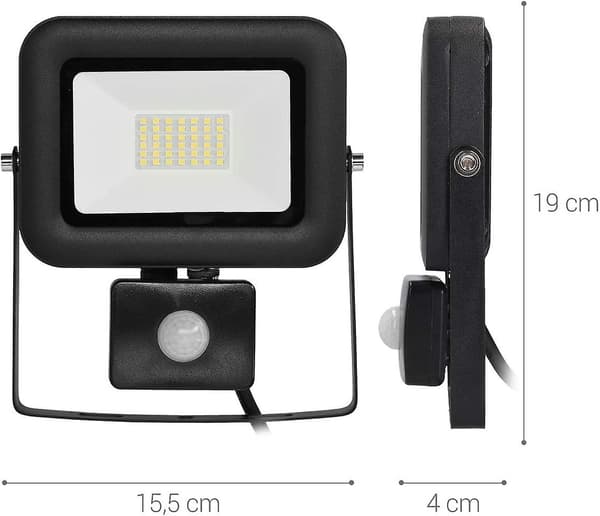Led Super Bright Udendørs Sikkerhedslys 30w