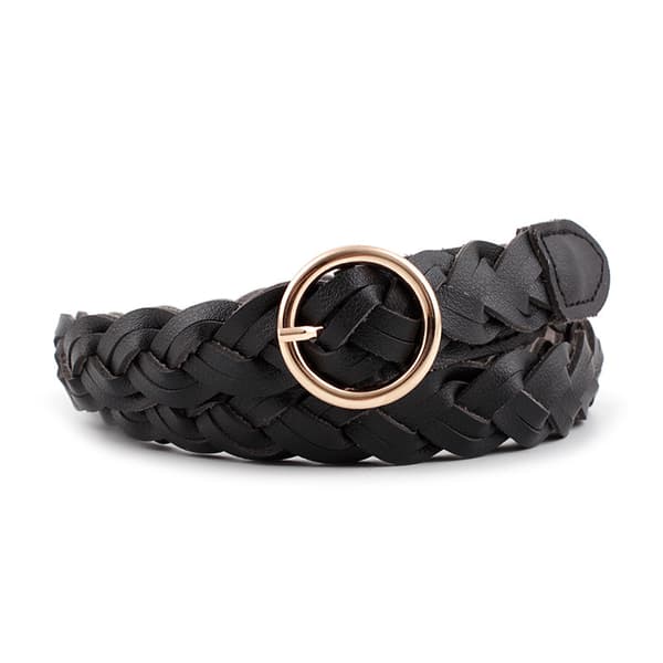 3 stk dameflettede belter tette flettede belter O-ring