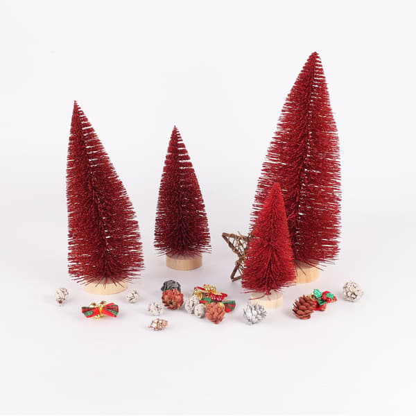 4 st Mini Julgransbordsuppsättning, Juldekorationer, Tall