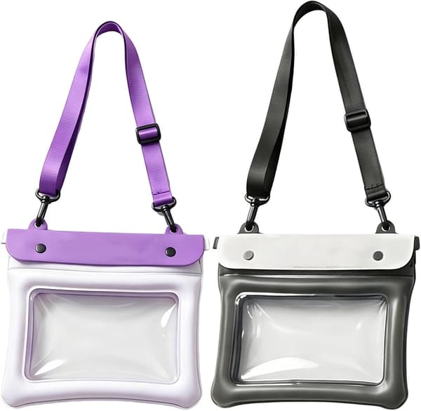 vattentät telefonpåse, 2-pack, flytande, justerbar -