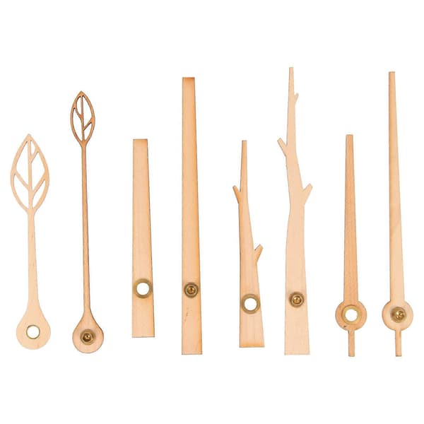 4 Set Decorative Clock Hands Durable Clock Parts Replacements for Wooden Clocks