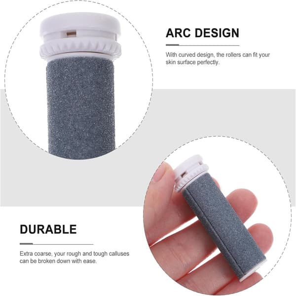 10-pakning rullerhoder kompatible med Emjoi Micro Pedi Nano, erstatning