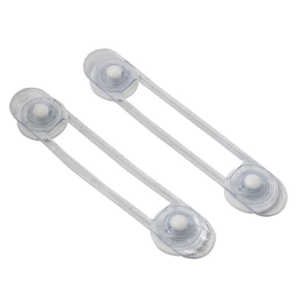 6 stk. lang sektion 16,5 cm transparent anti-åbningsbælte så