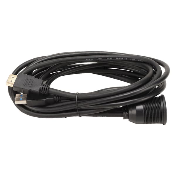 Forsænket forlængerkabel Dobbelte porte USB3.0 High Definition Multimedia Interface-kabel