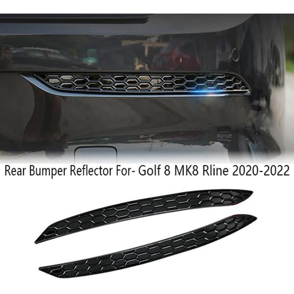 2 stk. bagkofangerrefleksstriber til Golf 8 MK8 til 2020-2022 udvendige dele