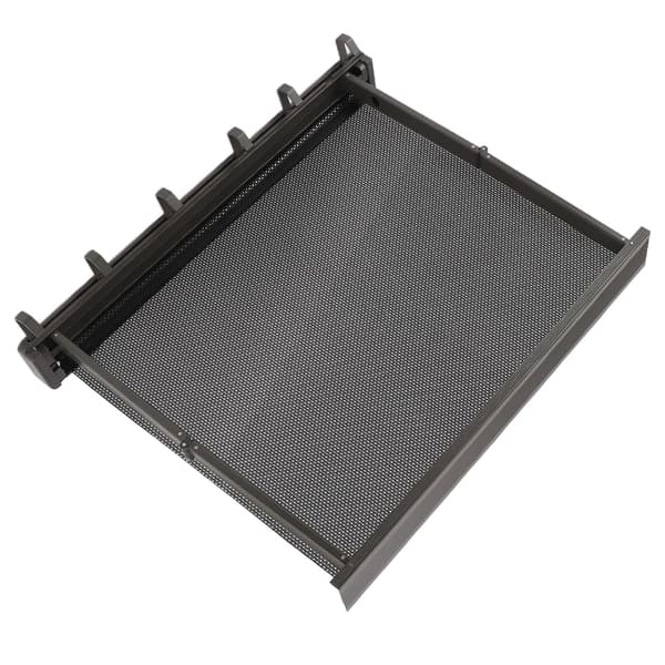 Retractable Clothes Drying Rack with Template Wall Mounted Mesh Breathable Platform Aluminum Laundry Rack for Patio Bathroom Gray