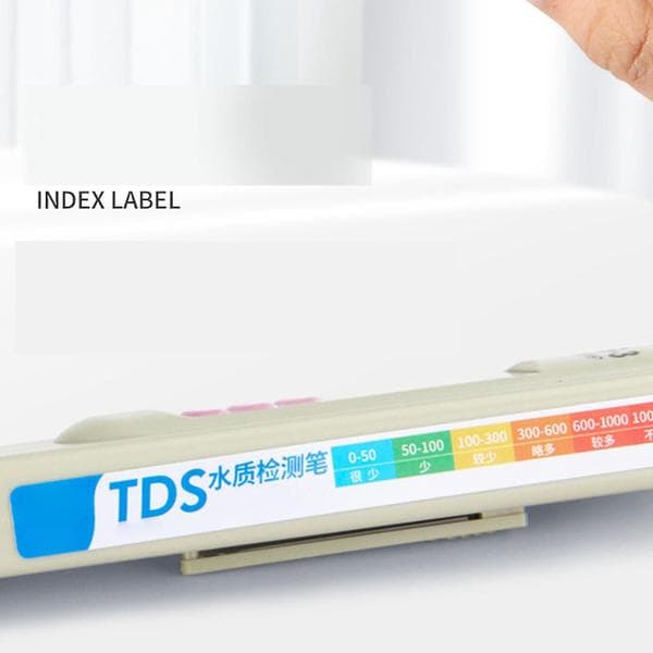 TDS Vandtester Bærbar Grå Vandkvalitetstester Måler 3 Knapper Digitalt Display Vandkvalitet TDS Testpen til Akvarium