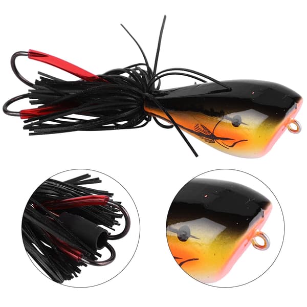 Lure Artificial Snakehead Frog Soft Bait with Hook Fishing Accessories (010)