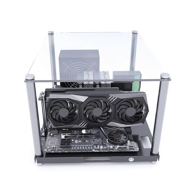 PC Test Åbent Chassis Rack Bænk Åben Ramme DIY Gaming Computer Åbent Kabinet Understøtter Bundkort ATX M