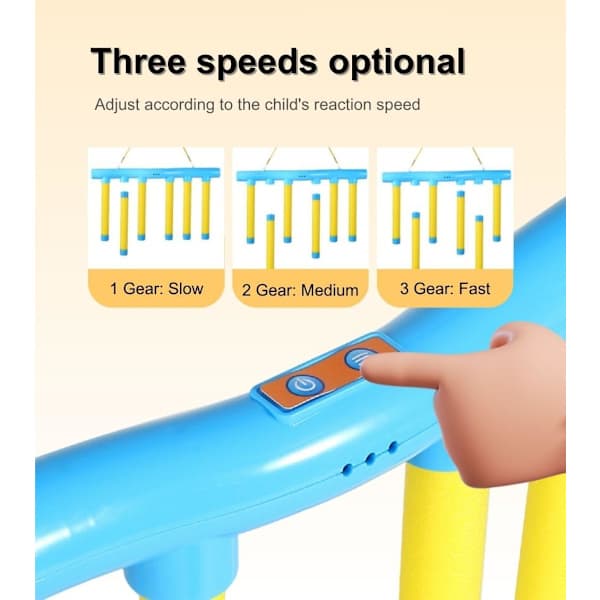 Reaction Time Training Toy - Falling Sticks Challenge, Hand-Eye Coordination Game for Kids and Adults (Blue)