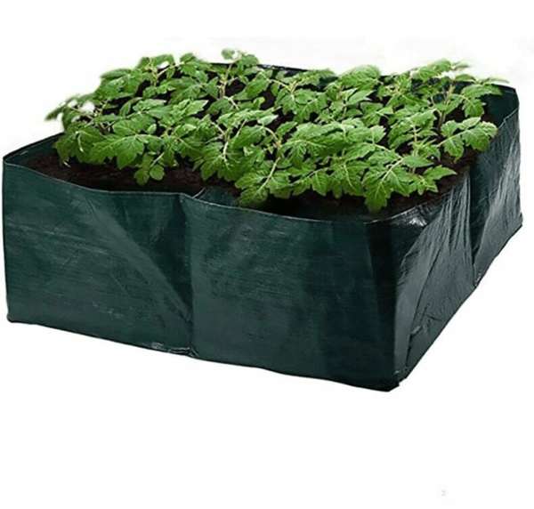 Plantepose 60 cm x 60 cm med 4 firkantede opdelte netrum