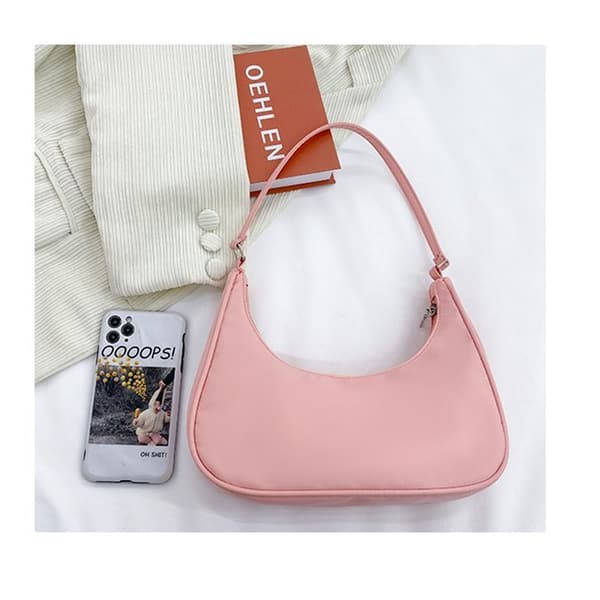 Skuldertaske dame håndtaske (pink)
