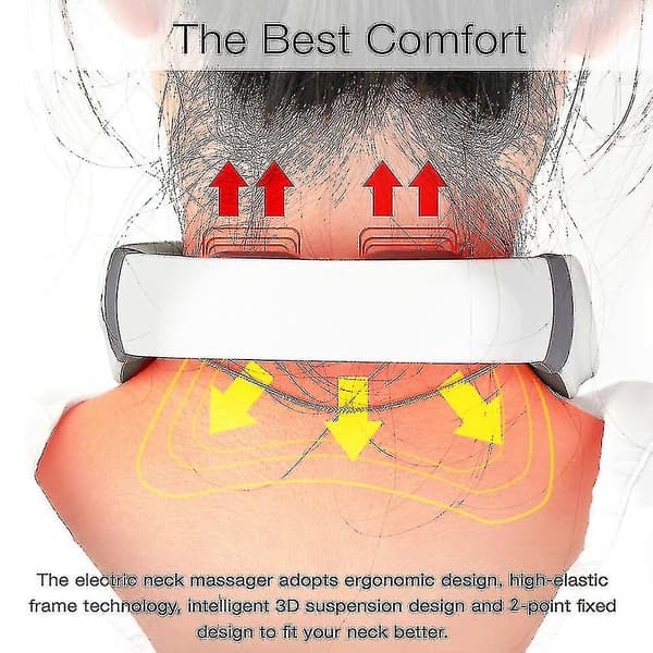 Cordless Neck Massager Pain Relief Intelligent Portable Deep Tissue Trigger Point Massager