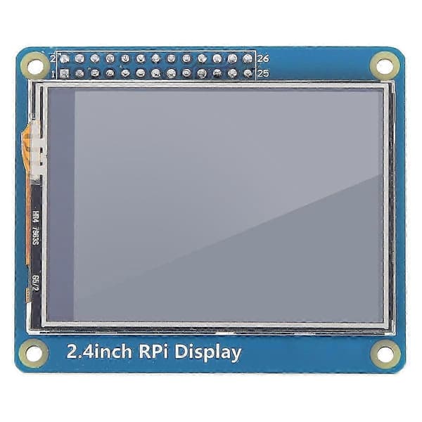 2,4-tommer berøringsskærm til 4b/3b+/3b/3a+/ Zero W LCD-berøringsskærm 320x240-skærm til
