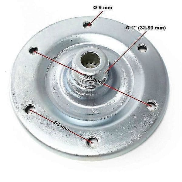 Rustfri flange 1 (33 mm) til 24-100 l tryktank