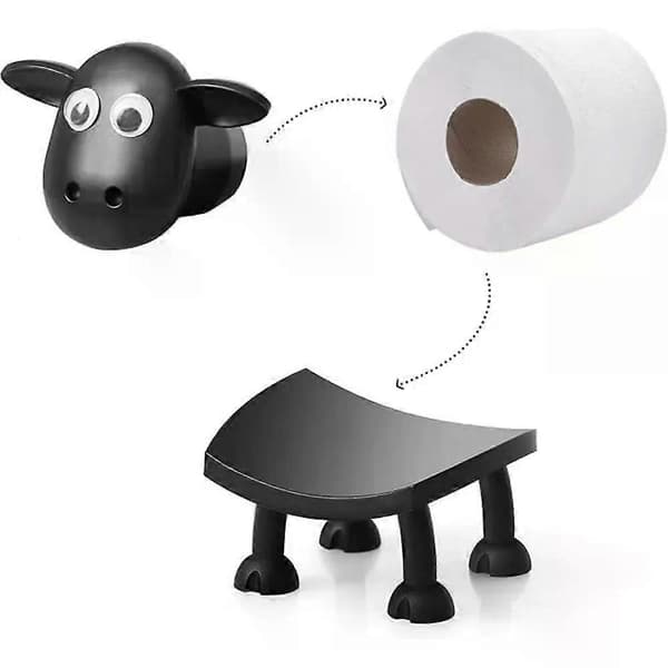 3-pakkaus WC-paperiteline Lammas WC-paperiteline Sarja Eläin-FA-
