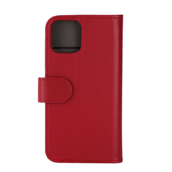 Mobiilisuojakotelo 3 korttipaikkaa Punainen - iPhone 12 / 12 Pro Punainen Polyuretaani (PU) Röd Polyuretan (PU)