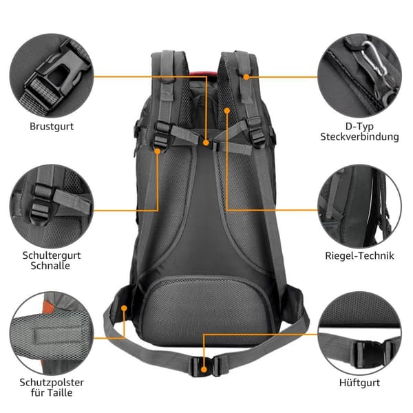 Hiking Backpack 60L Hiking Backpack Travel Backpack Outdoor Backpack Hiking