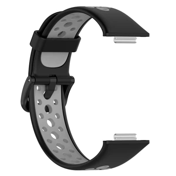 Replacement Straps Compatible with HUAWEI Watch FIT2, Breathable Silicone Bands, Two-Tone Adjustable Smartwatch Wristbands