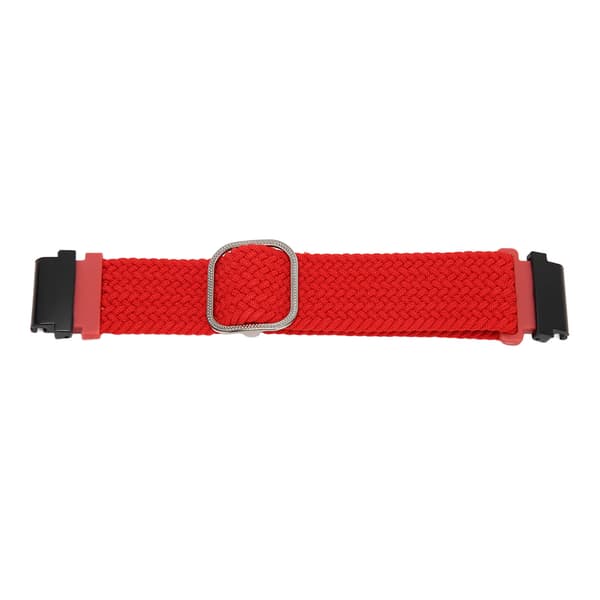Woven Nylon Adjustable Watch Strap for Garmin Fenix 7S 6S 5S Red