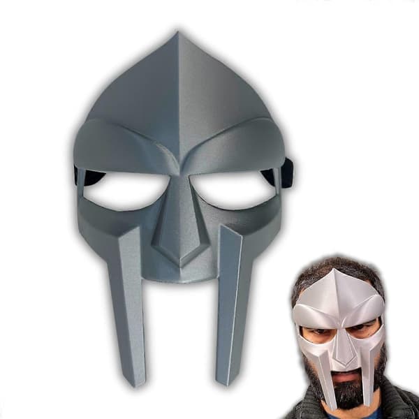 Cosplay Gladiator Halloween festmask (FMY) Sølv 1 Silver 1