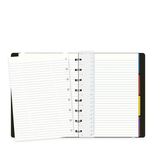 Notatbok - FILOFAX - Notebook Classic Vif - Påfyllbar - A5-format - Svart Svart