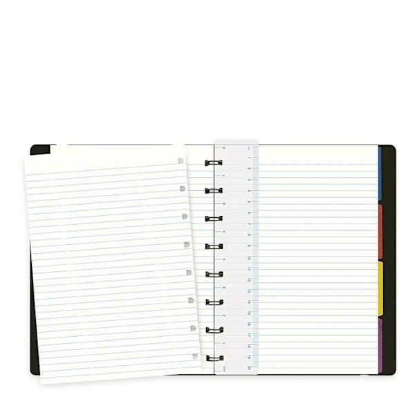 Notesbog - FILOFAX - Notebook Classic Vif - Genopfyldelig - A5-format - Sort Svart