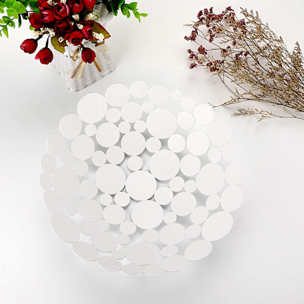 Iron Fruit Bowl, Creative Table Centerpiece, Decorative Fruit Holder for Kitchen Countertop, Round Storage Basket