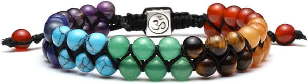 Helmi Chakra Rannekoru 7 Chakraa Kristallit Rannekoru Jooga Kivipallot Rannekoru