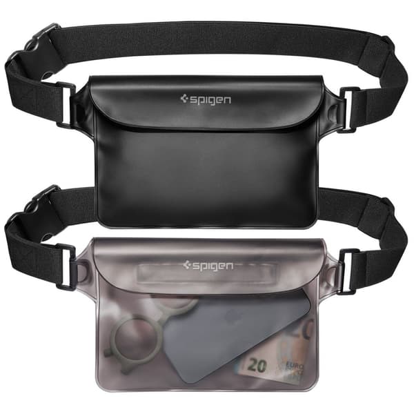 Spigen 2-PACK Universal Vattentät Midjeväska Svart 260 260