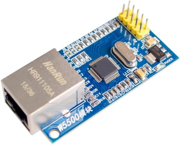 5 kpl W5500-moduuleita SPI-liitäntäkortti -