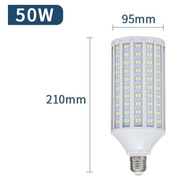 E40 LED-lamper 50W Kaldhvitt LED-lys 6500K, 4400LM, AC 85-265V, tilsvarer