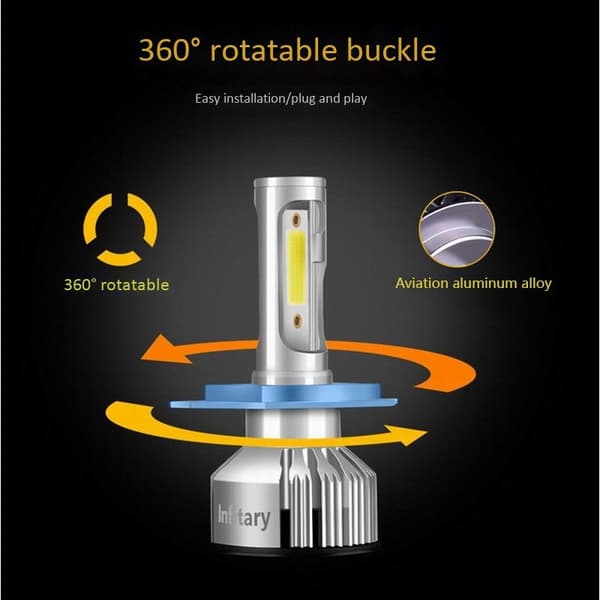 Bil H7 LED-lampe 6500K HB3 Tåkelys Billamper Diodelykter 9005