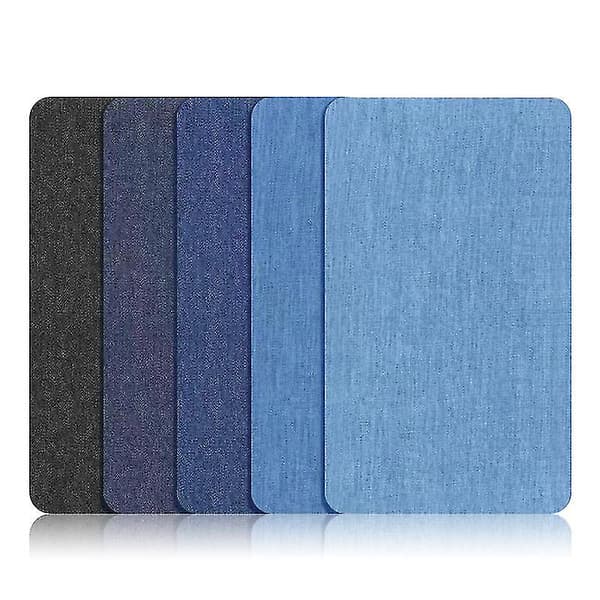 15 stk Denim Strykelapper Jeanslapper Bomull Blandede Blå Nyanser