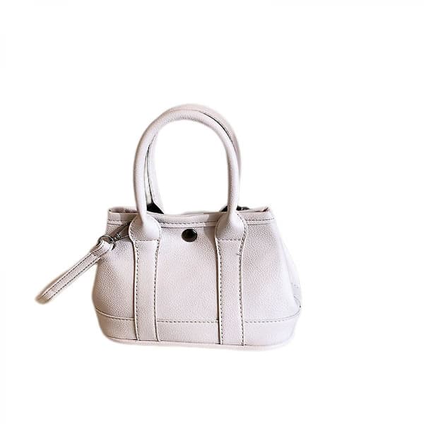 Moderigtige Firkantede Crossbody Små Messenger Tasker Håndtasker Bløde Pu Skuldertasker Hvide