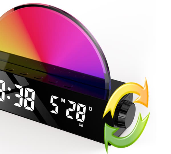 Light Alarm Clock, Wake-up Light with Sunrise Simulation, Sn