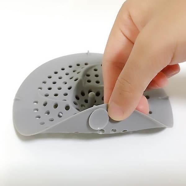 2-pack Silicone Sink Strainer, Compatible with Various Brands, Universal Drain Protectors for Kitchen and Shower