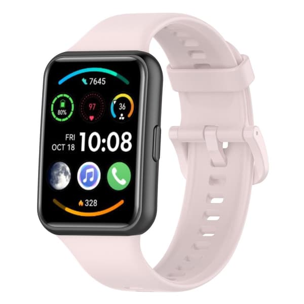 Smart Watch Erstatningsrem Smart Watch Blød Silikonearmbånd til FIT2 Pink