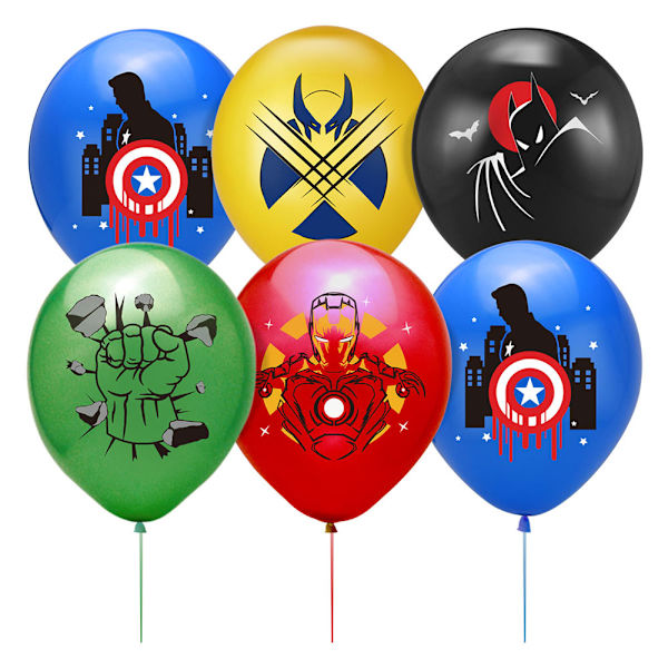 Spider-Man-temafest dekorasjon Tilbehørssett for barns bursdagsfest Sett A Set A