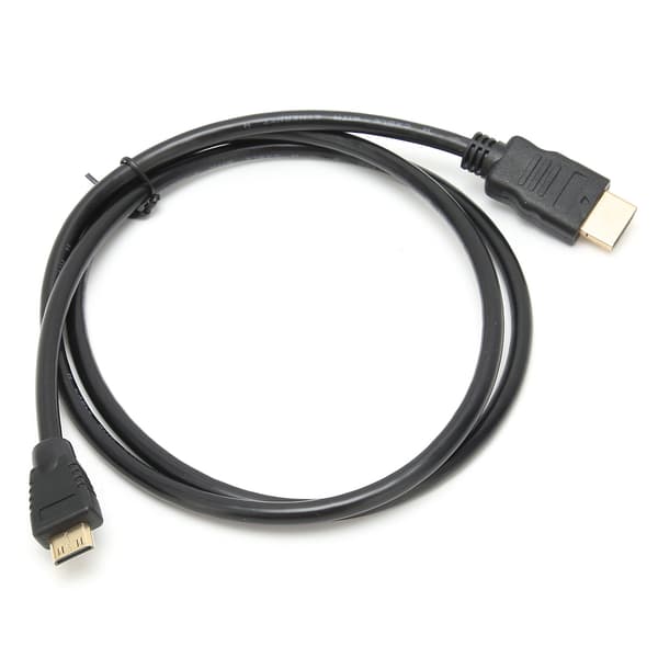 HDTV to HDTV Cable HD Multimedia Interface Type A to C Extension Converter Cable 1m (OD:5.0)