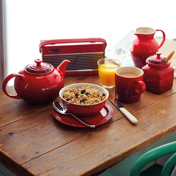 Stoneware Mug, 350 ml, Cerise