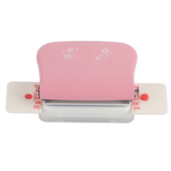 Mini Manual Cinch Binding Machine - 6 Holes Pink